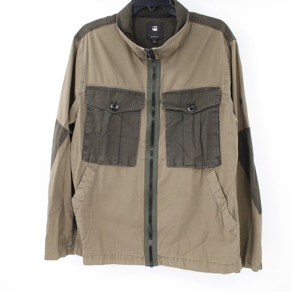 G-STAR RAW jacket Men's Large Type C Utility Pm Overshirt Jacket cotton military
